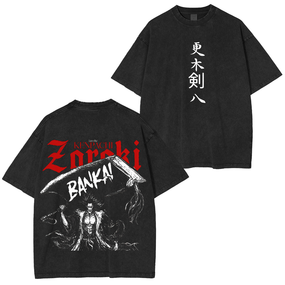 Bleach Kenpachi Printed Unisex Oversized T-Shirt