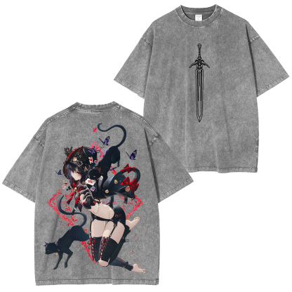 Zenless Zone Zero Printed Unisex Washed T-Shirt