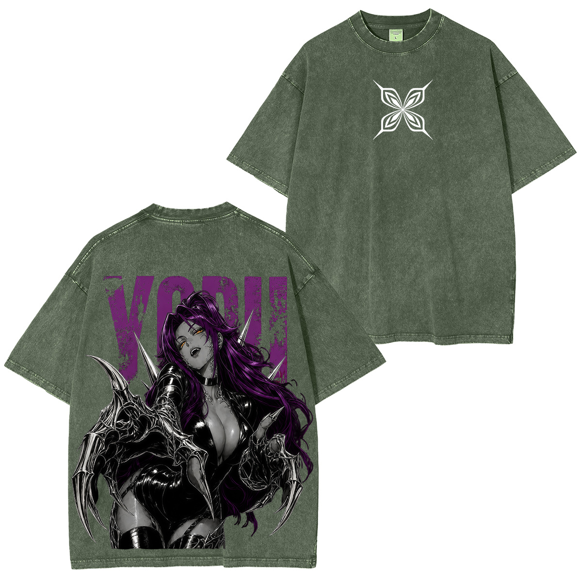 Albedo Loyalty: Explore Printed Unisex Washed T-Shirt