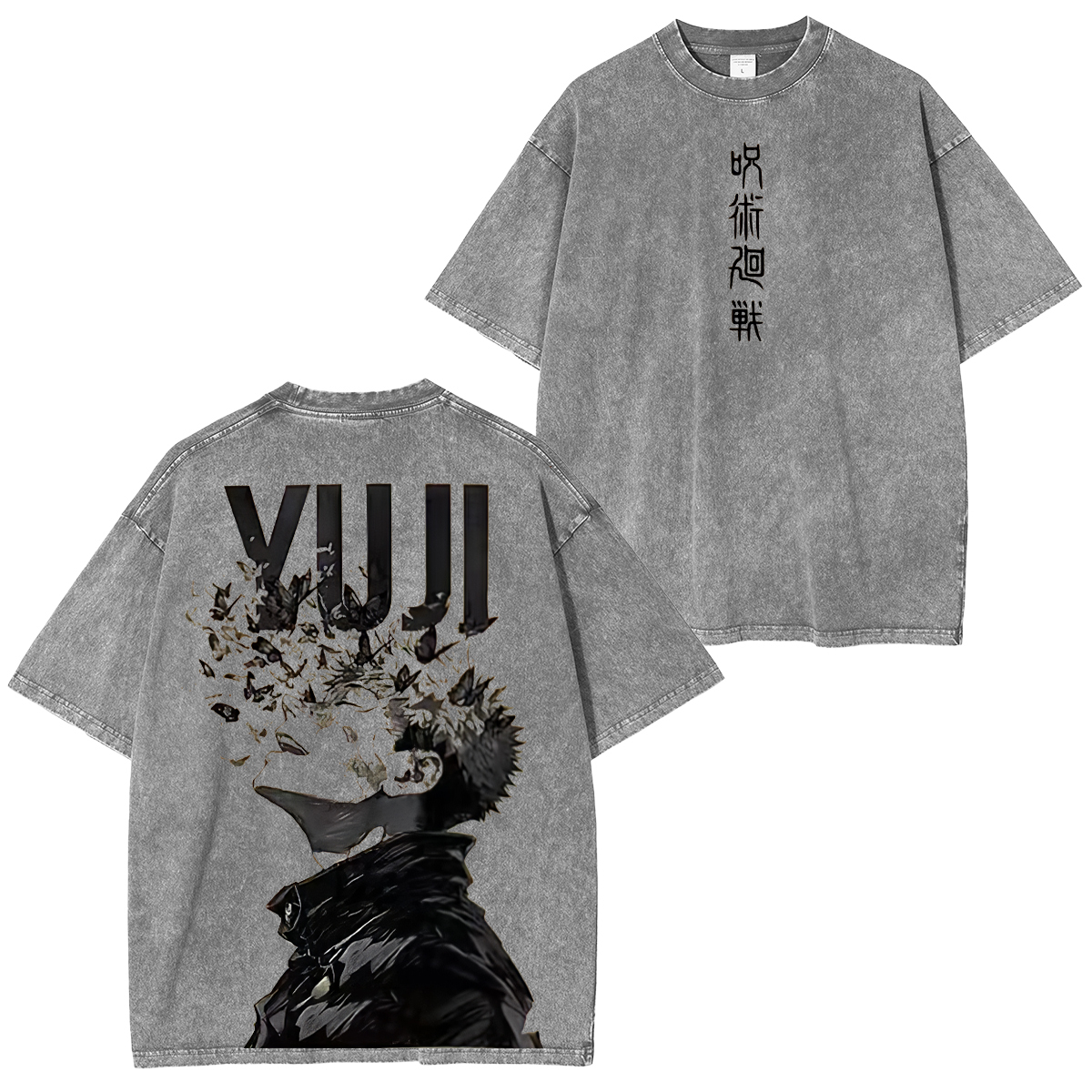Jujutsu kaisen Yuji Itadori  Unisex Washed T-Shirt