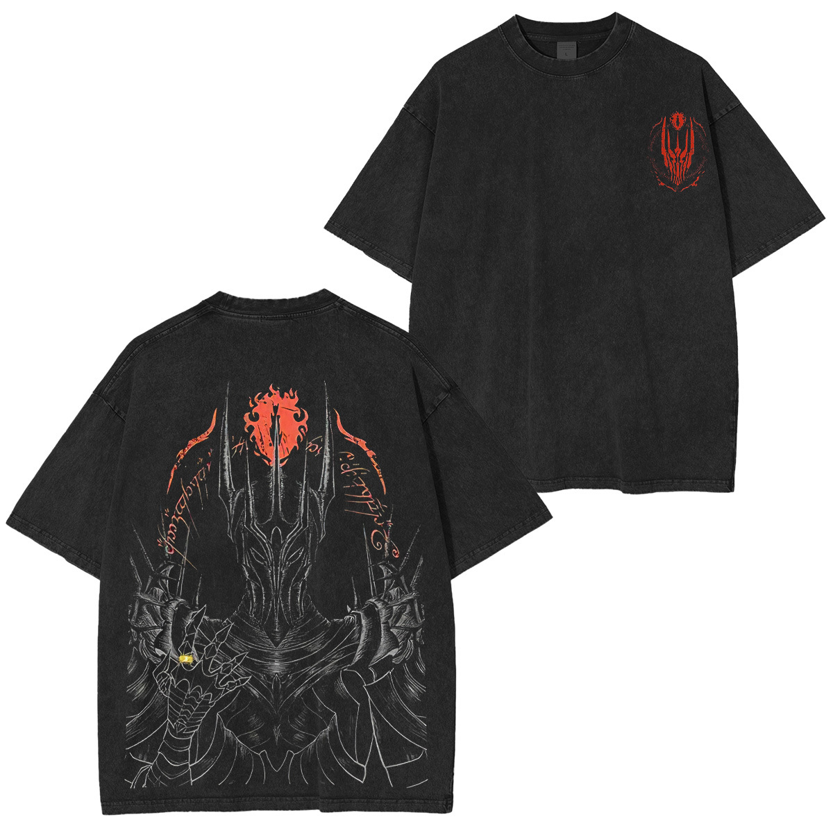 The Lord of the Rings Sauron Unisex Washed T-Shirt