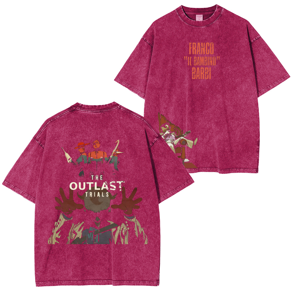 The Outlast Trials The Toy Factory Mother Gooseberry Unisex Washed T-Shirt