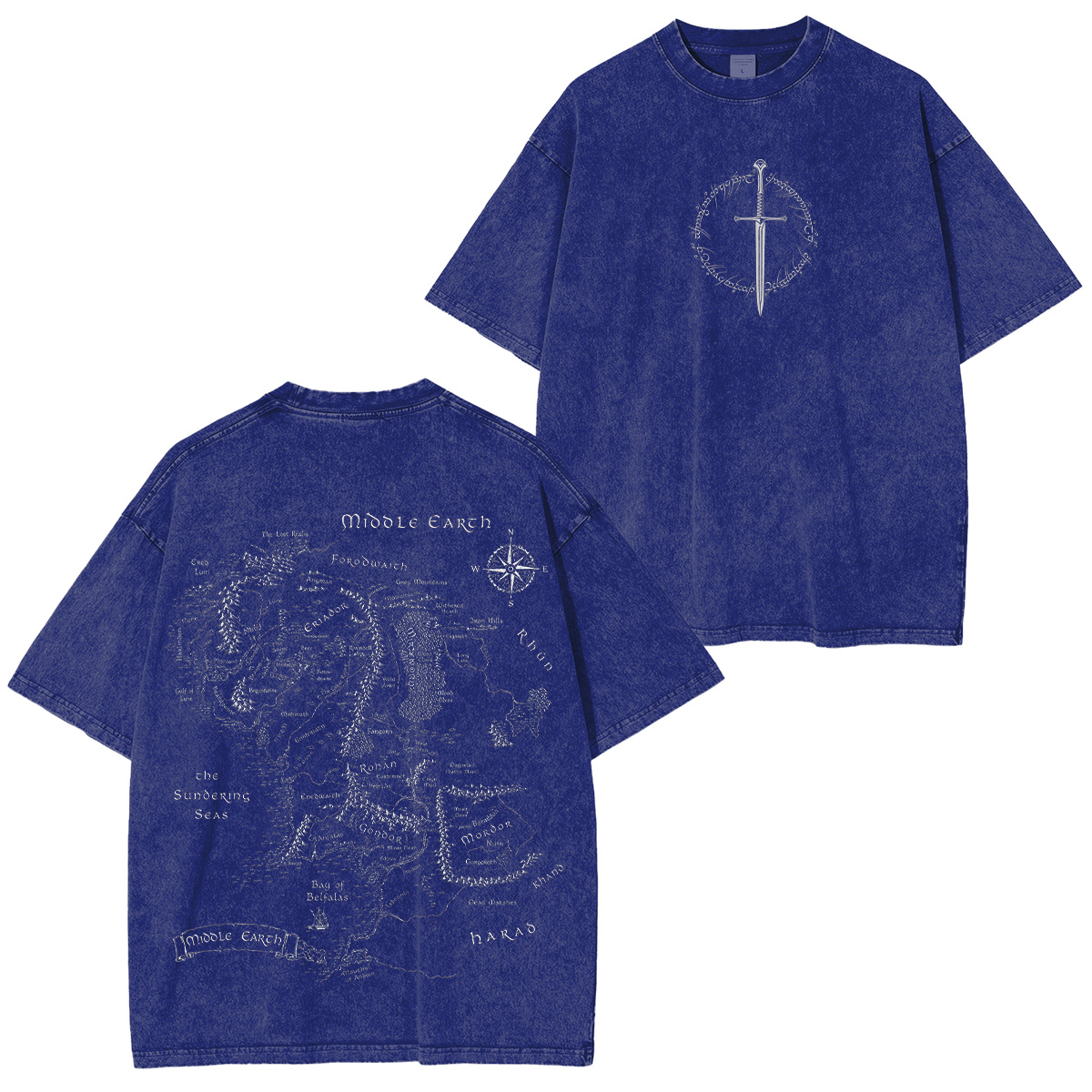 The Lord of the Rings Unisex Washed T-Shirt