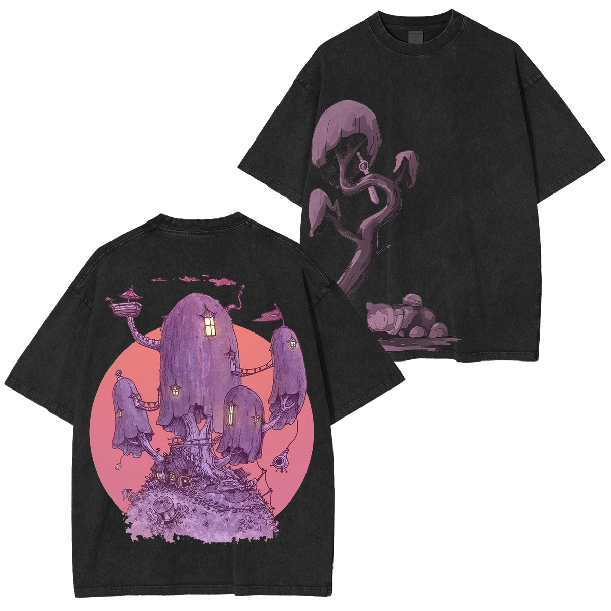 Adventure Time Printed Unisex Washed T-Shirt