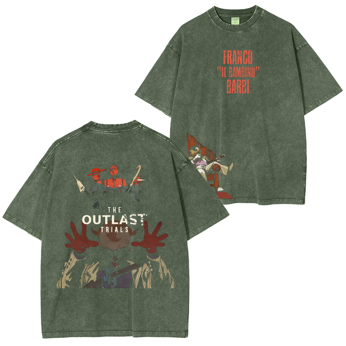 The Outlast Trials The Toy Factory Mother Gooseberry Unisex Washed T-Shirt