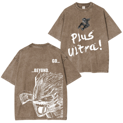 My Hero Academia Plus Ultra Unisex Washed T-Shirt