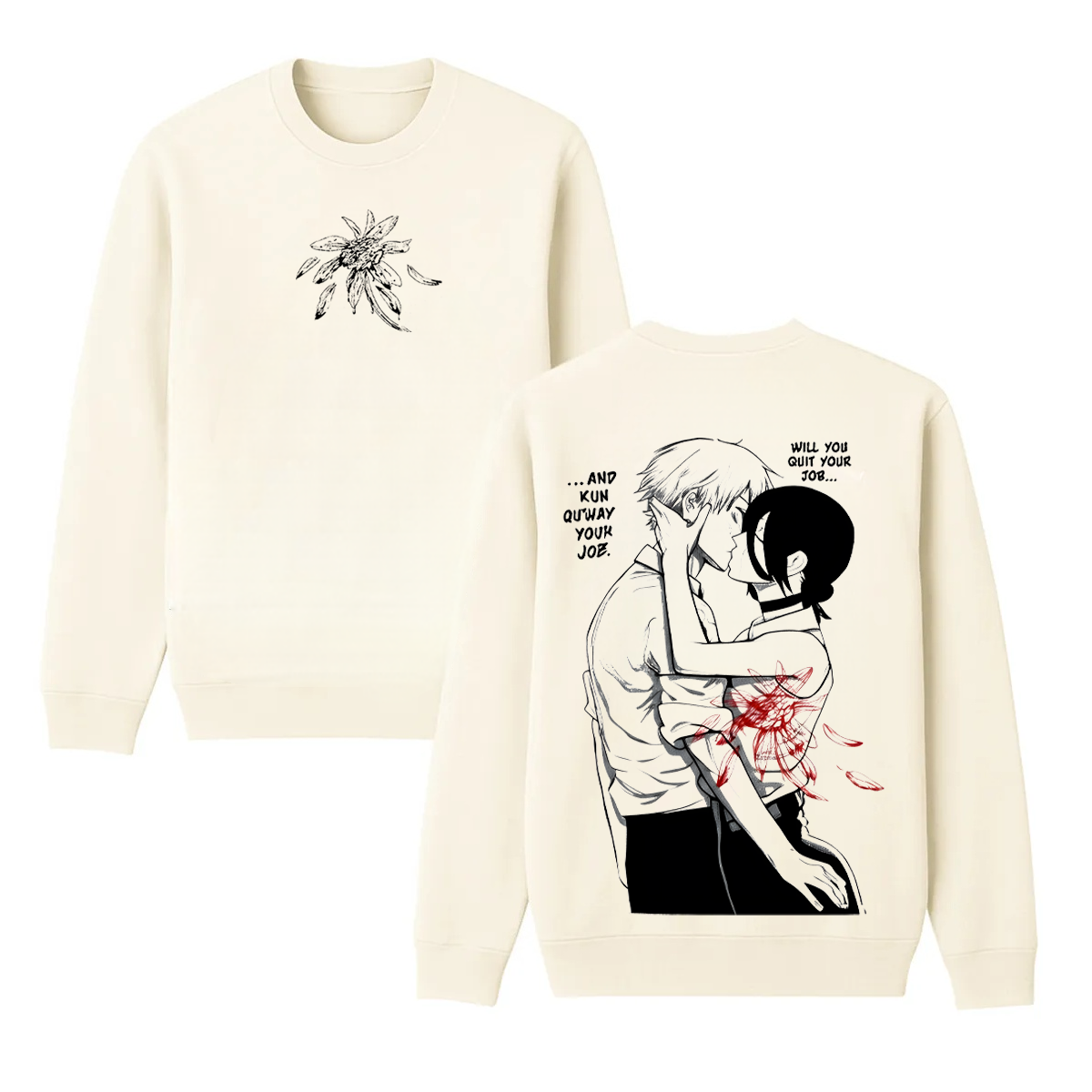Chainsaw Man Denji & Reze Unisex Sweatshirt