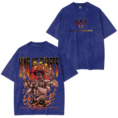 Jujutsu Kaisen Know Your Place, Fool Unisex Washed T-Shirt