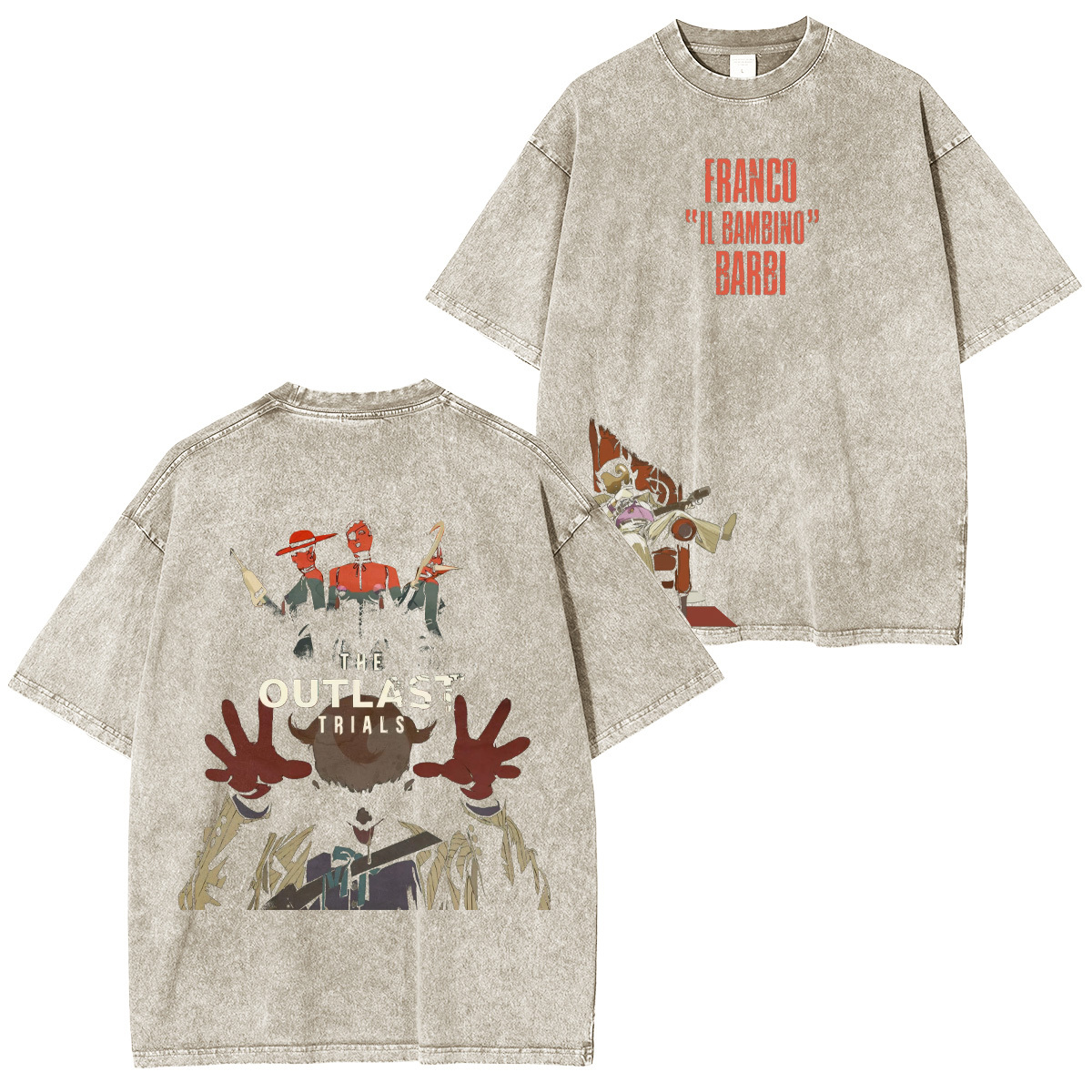 The Outlast Trials The Toy Factory Mother Gooseberry Unisex Washed T-Shirt