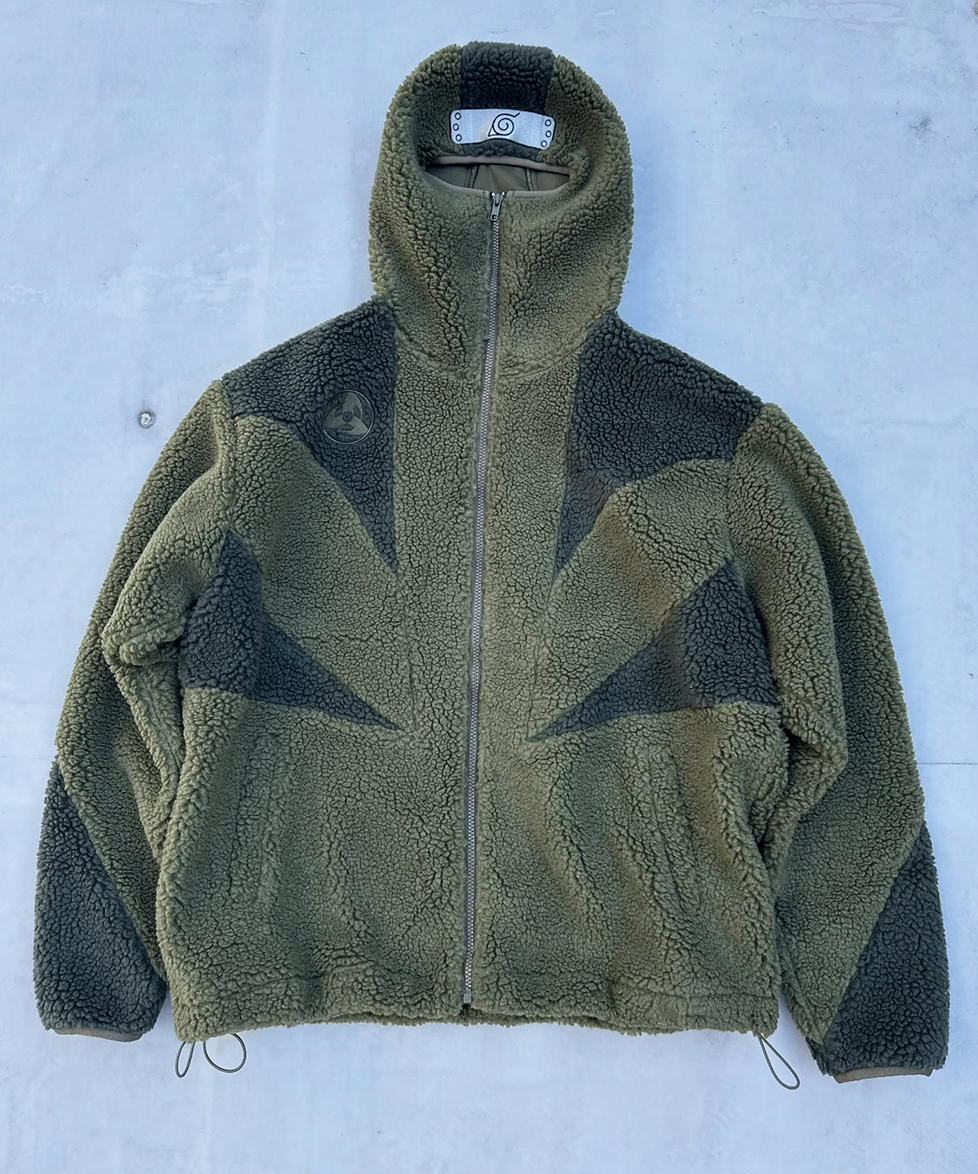 Naruto Hatake Kakashi Kamui Zipper Fleece Jacket