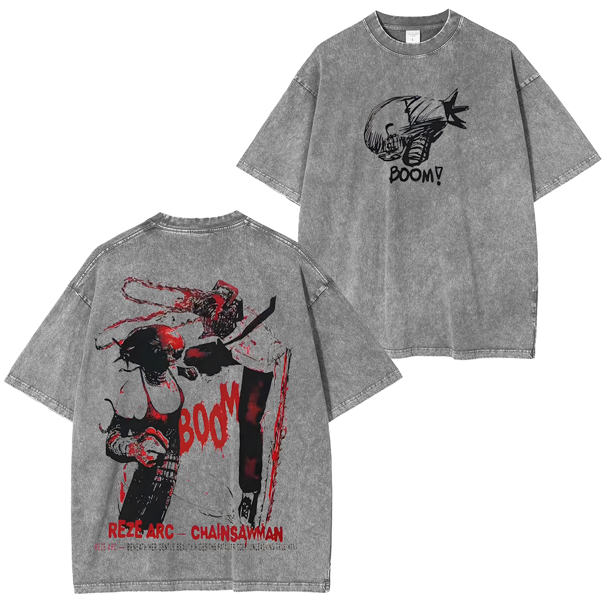 Chainsaw Man Unisex Washed T-Shirt