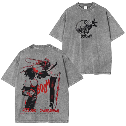 Chainsaw Man Unisex Washed T-Shirt
