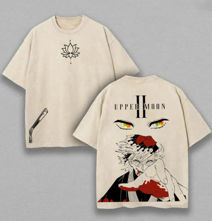 Demon Slayer Upper Moon Unisex Washed T-Shirt
