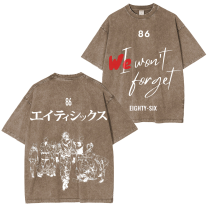 86 Eighty-Six Printed Unisex Washed T-Shirt