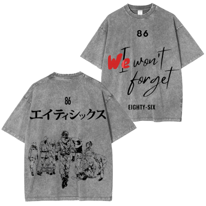 86 Eighty-Six Printed Unisex Washed T-Shirt