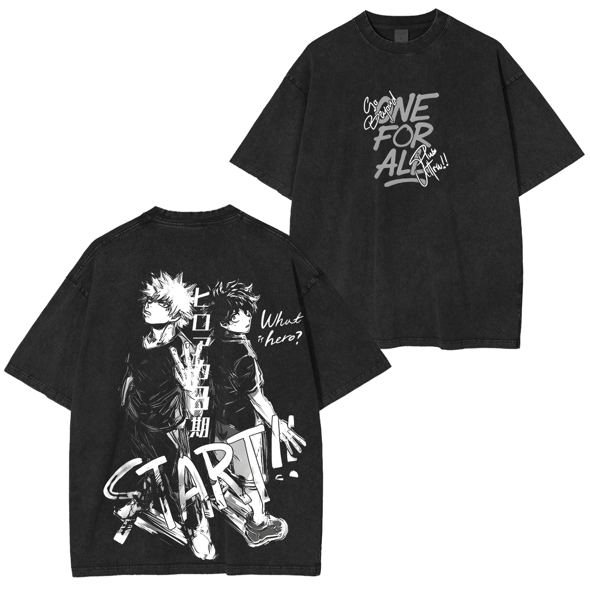 My Hero Academia Unisex Washed T-Shirt