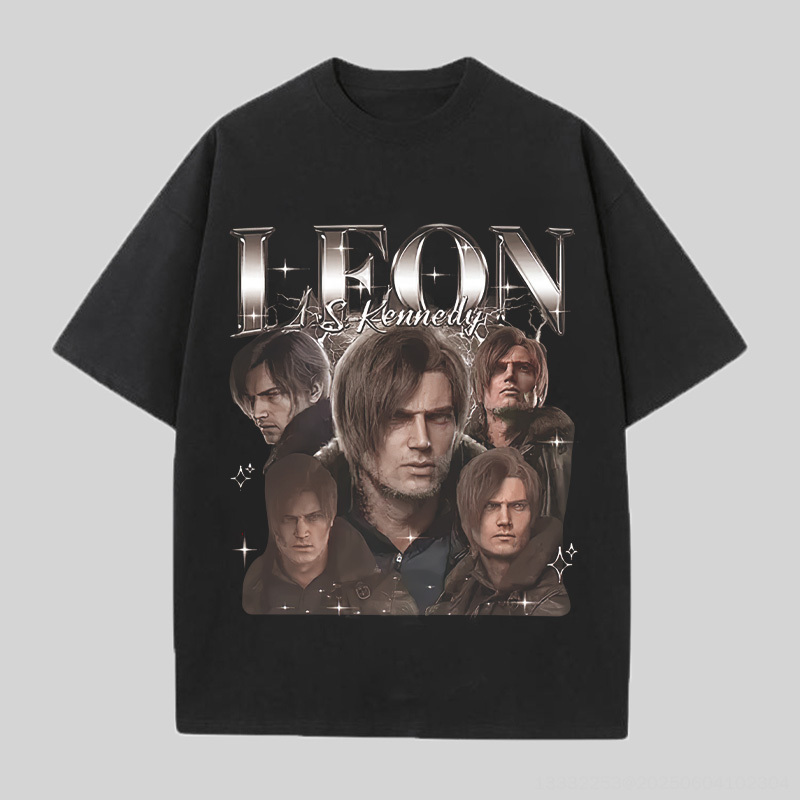 Resident Evil Leon S. Kennedy Printed Unisex Oversized T-shirt