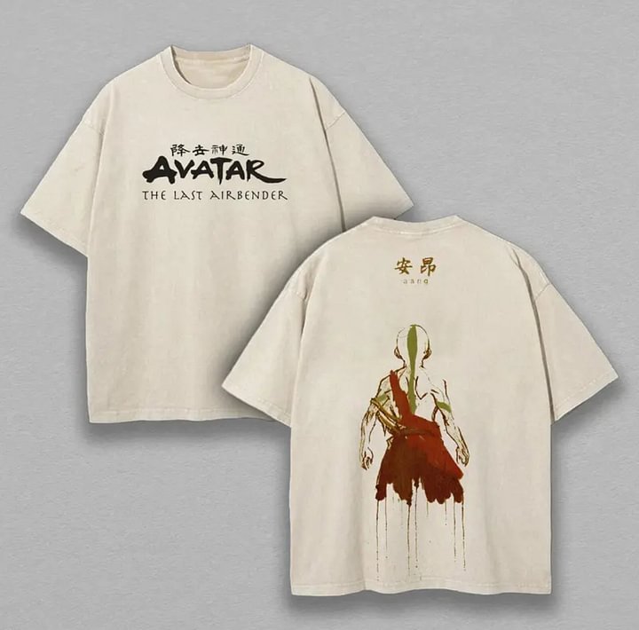Avatar The Last Airbender Unisex Washed T-Shirt