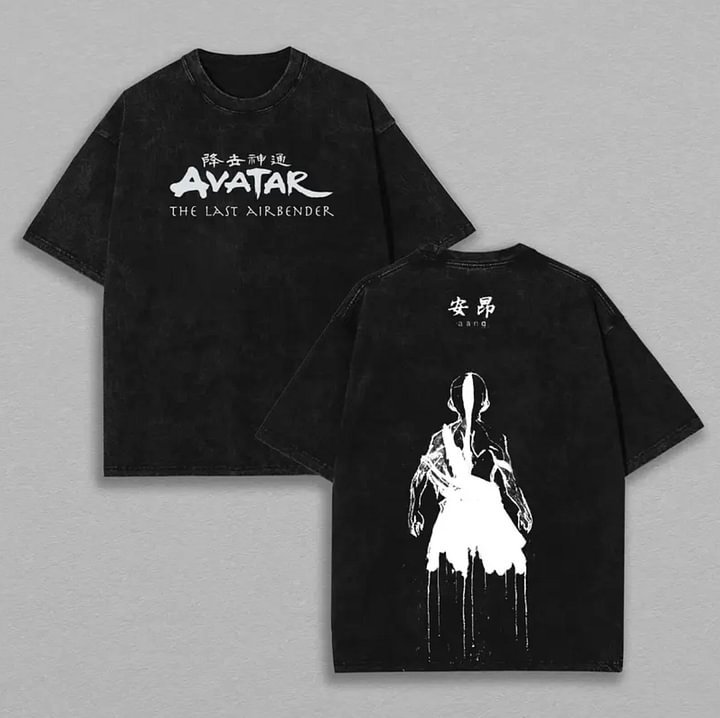 Avatar The Last Airbender Unisex Washed T-Shirt