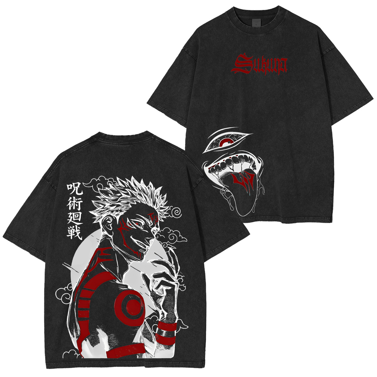 Jujutsu Kaisen Ryomen Sukuna Unisex Washed T-Shirt