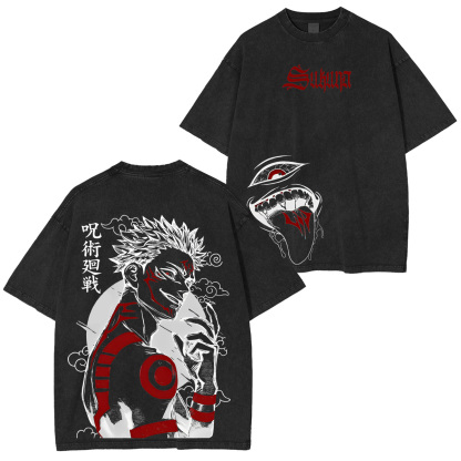 Jujutsu Kaisen Ryomen Sukuna Unisex Washed T-Shirt
