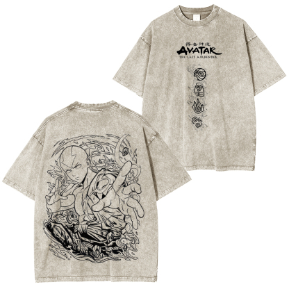 Avatar: The Last Airbender Unisex Washed T-Shirt