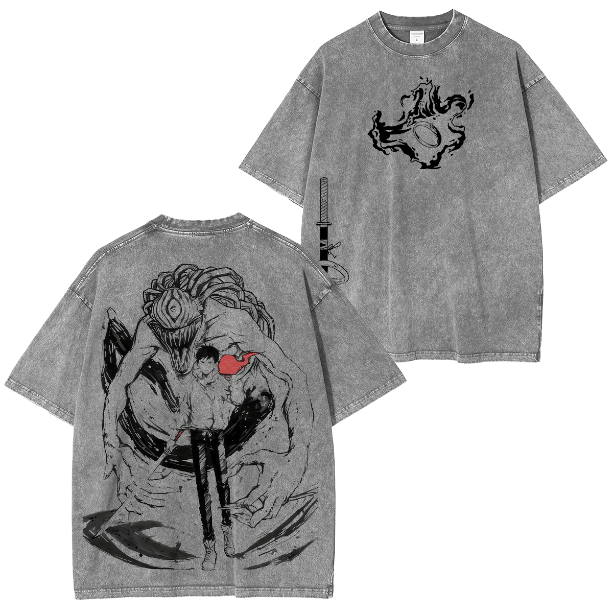 Jujutsu Kaisen Yuta Okkotsu Printed Unisex Washed T-Shirt