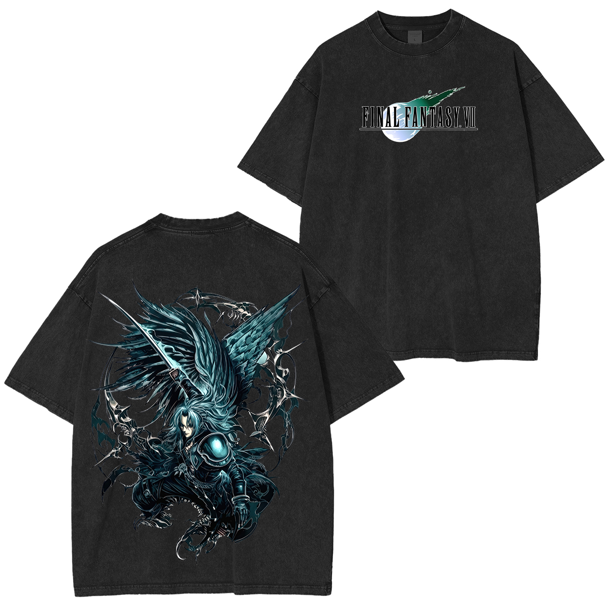 Final Fantasy VII Printed Unisex Oversized T-Shirt