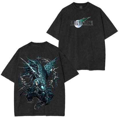 Final Fantasy VII Printed Unisex Oversized T-Shirt