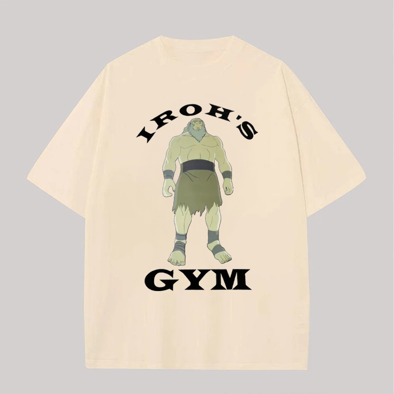 Avatar: The Last Airbender Iron's GYM Unisex Oversized T-shirt