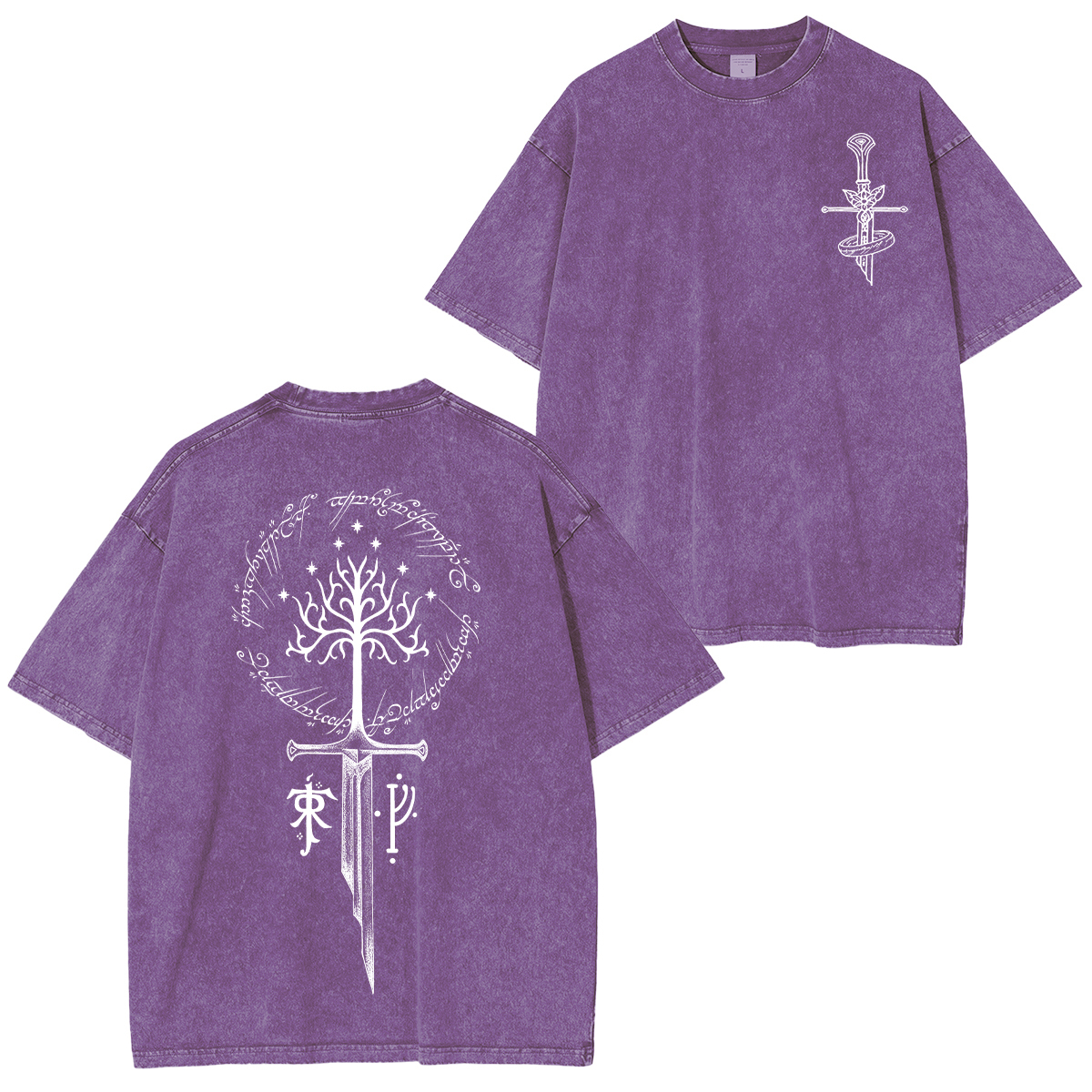 The Lord of the Rings White Tree of Gondor Unisex Washed T-Shirt