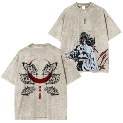 Demon Slayer Kokushibo Unisex Washed T-Shirt