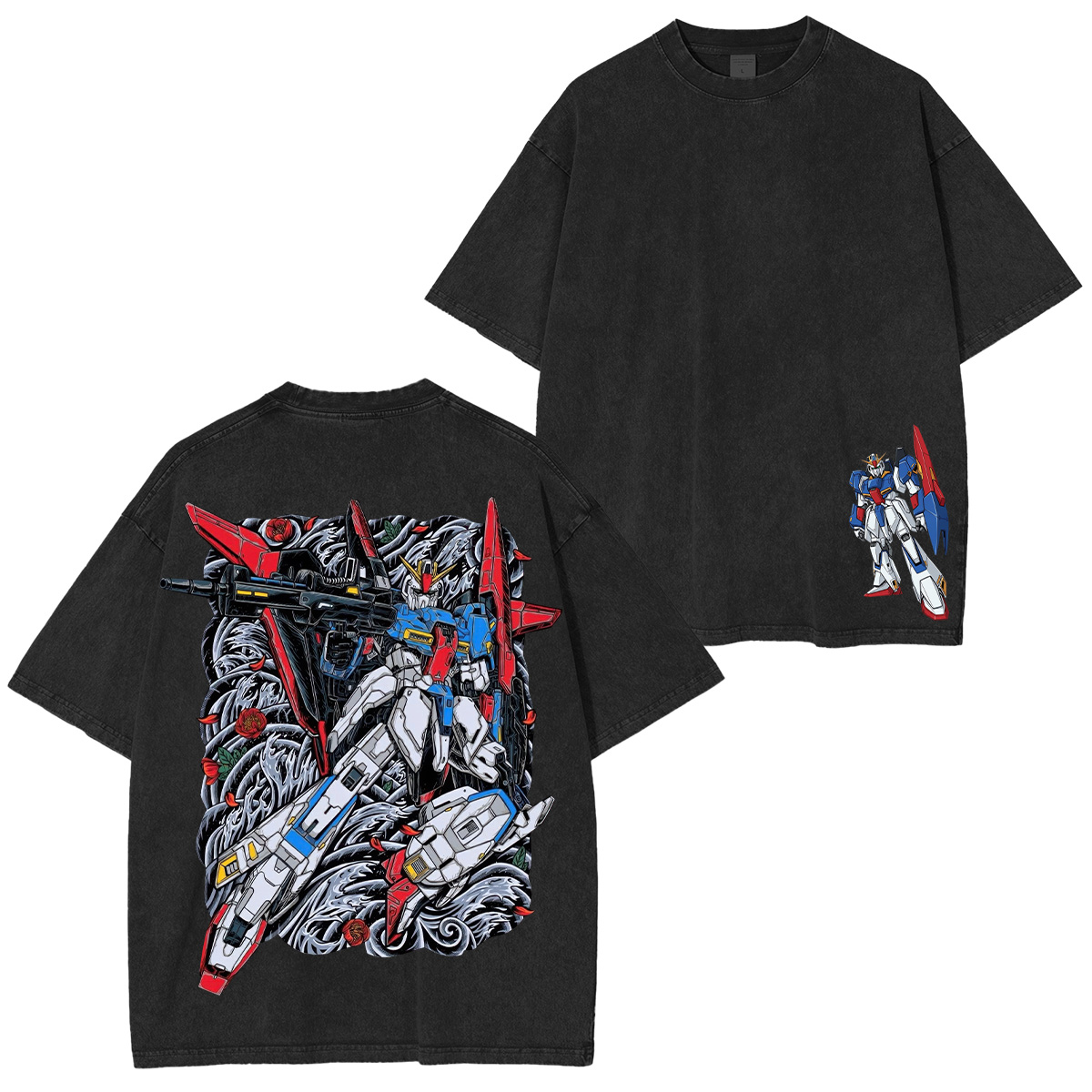 Zeta Gundam Unisex Washed T-Shirt