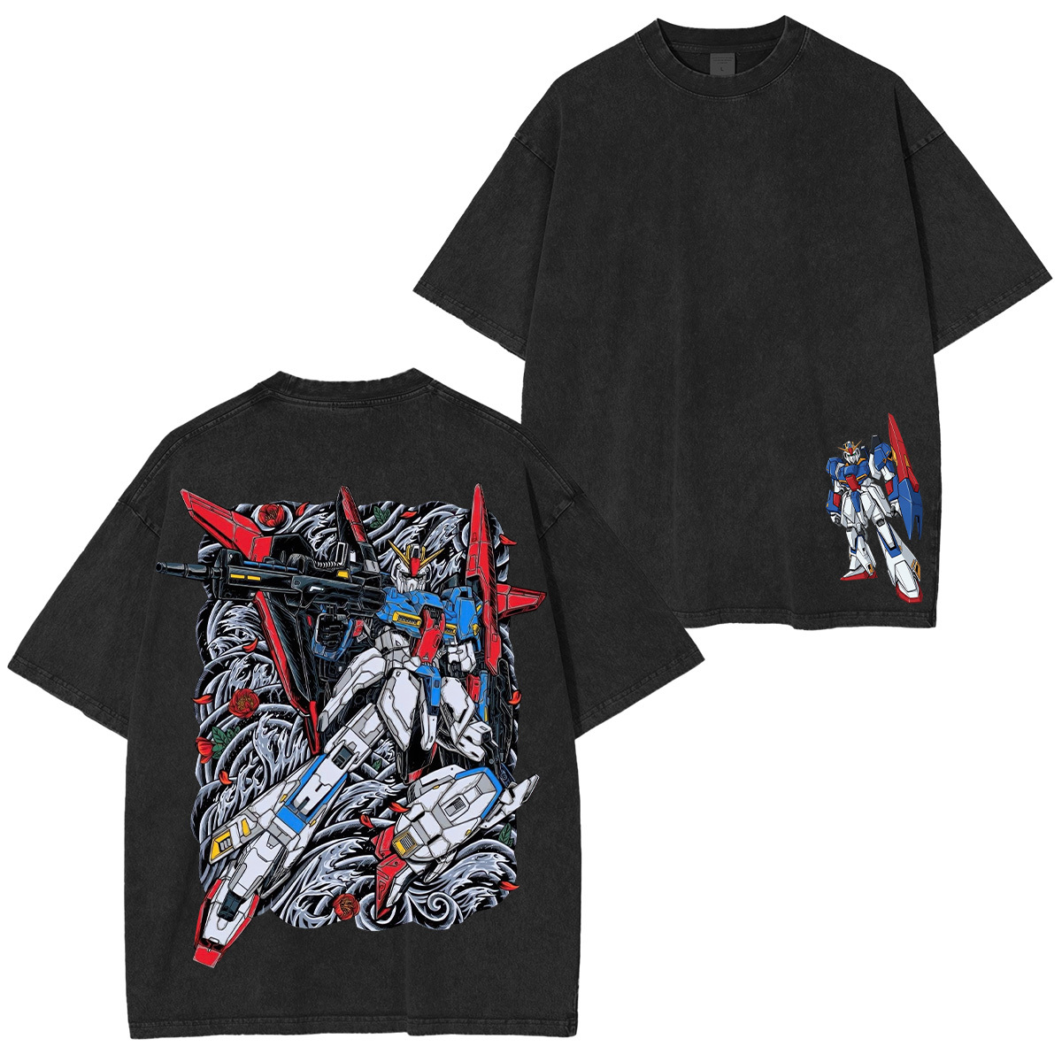 Zeta Gundam Unisex Washed T-Shirt