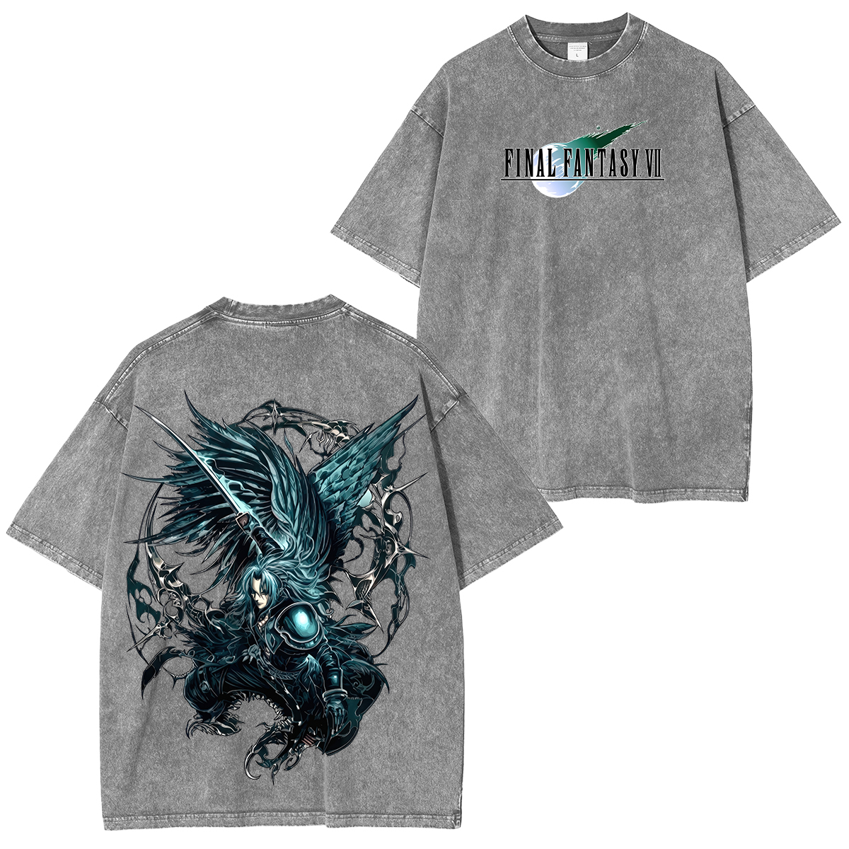 Final Fantasy VII Printed Unisex Oversized T-Shirt