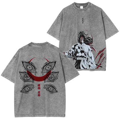 Demon Slayer Kokushibo Unisex Washed T-Shirt
