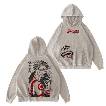 Jujutsu Kaisen Ryomen Sukuna Unisex Washed T-Shirt