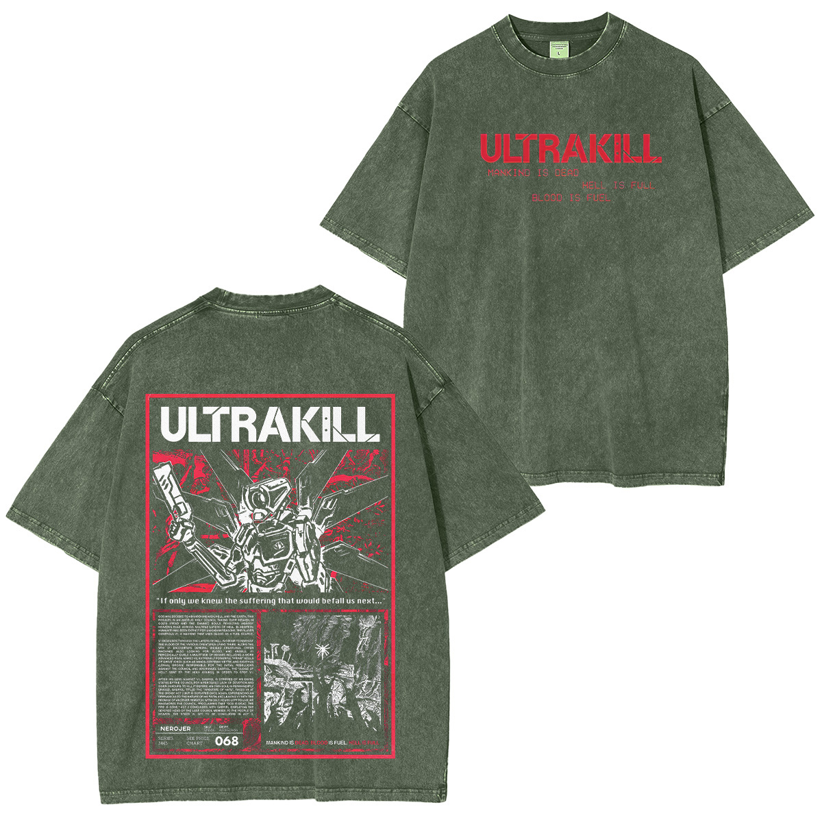 ULTRAKILL Unisex Washed T-Shirt