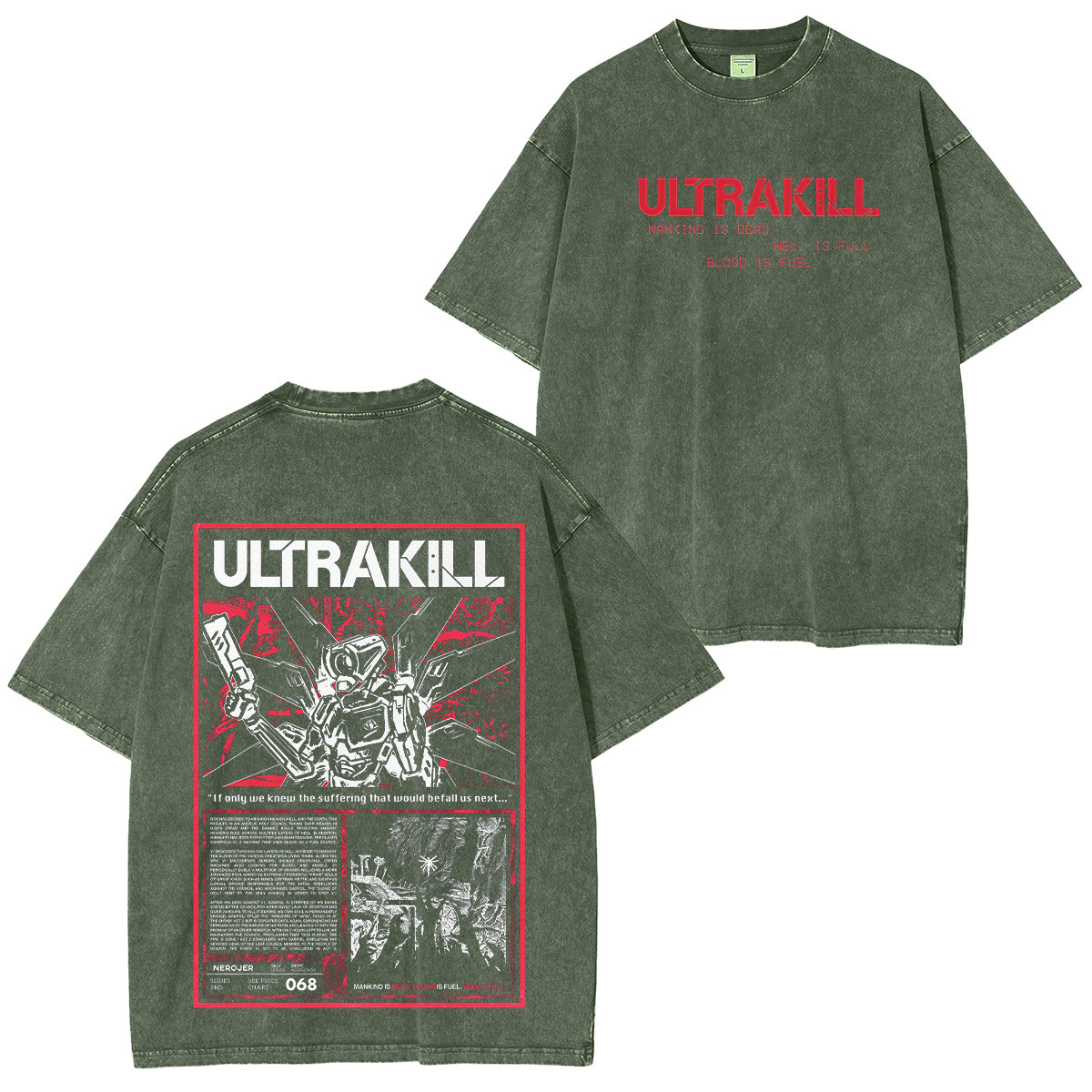 ULTRAKILL Unisex Washed T-Shirt
