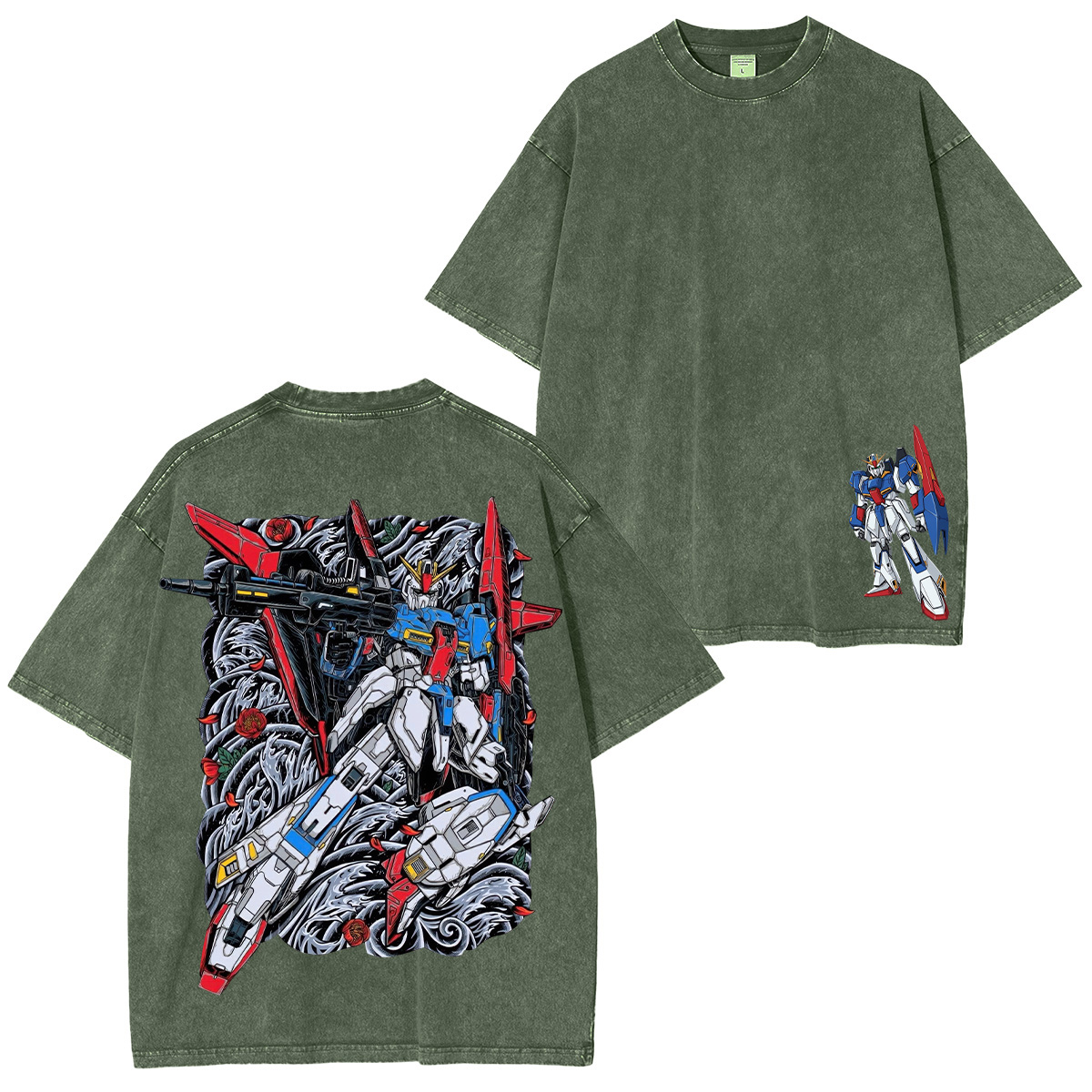 Zeta Gundam Unisex Washed T-Shirt