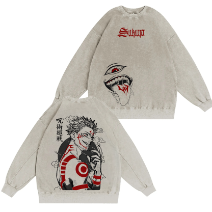 Jujutsu Kaisen Ryomen Sukuna Unisex Washed T-Shirt