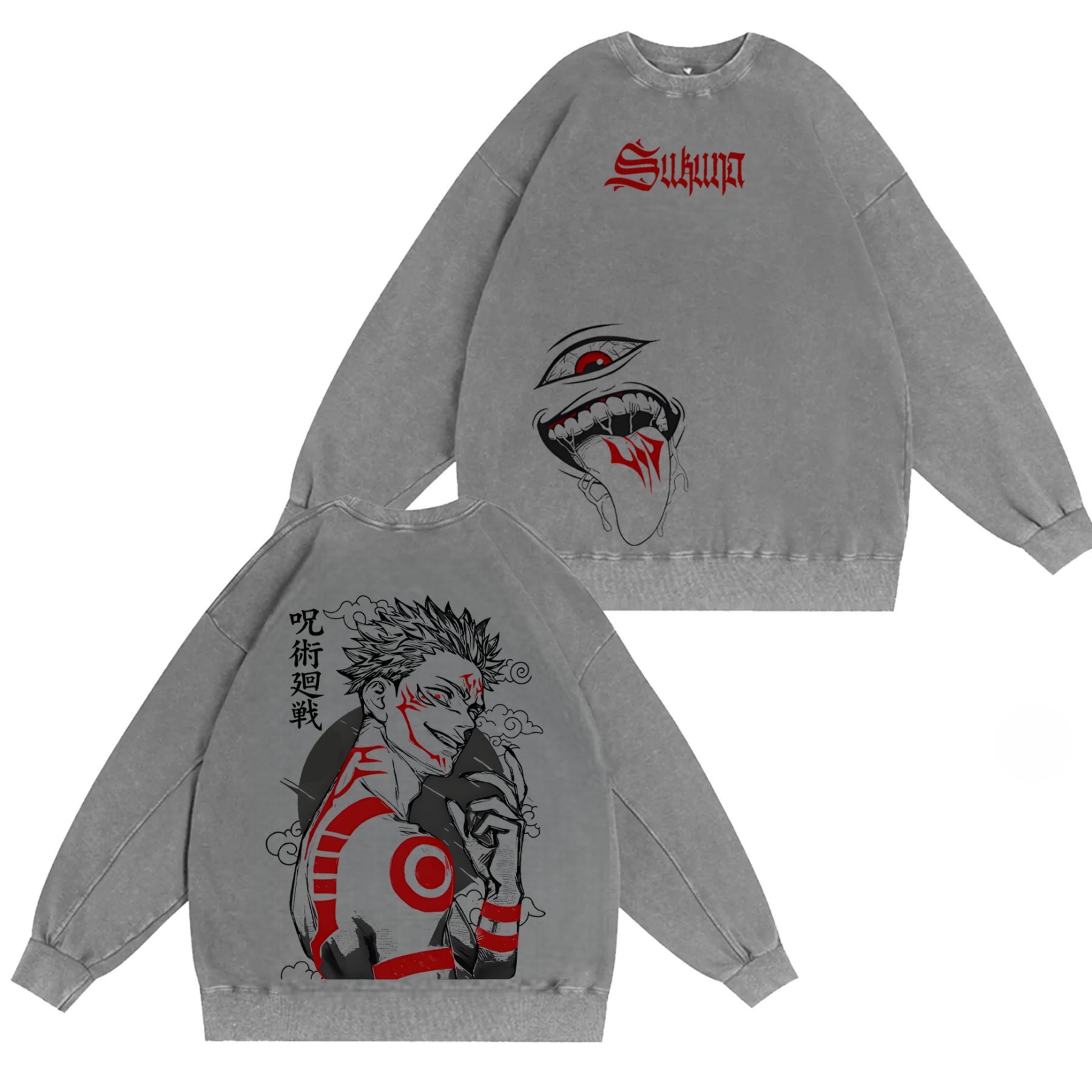 Jujutsu Kaisen Ryomen Sukuna Unisex Washed T-Shirt