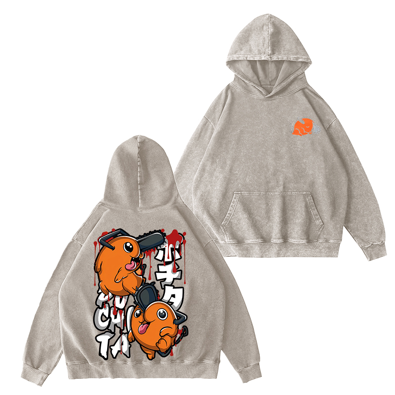 Chainsaw Man Pochita Unisex Washed T-Shirt