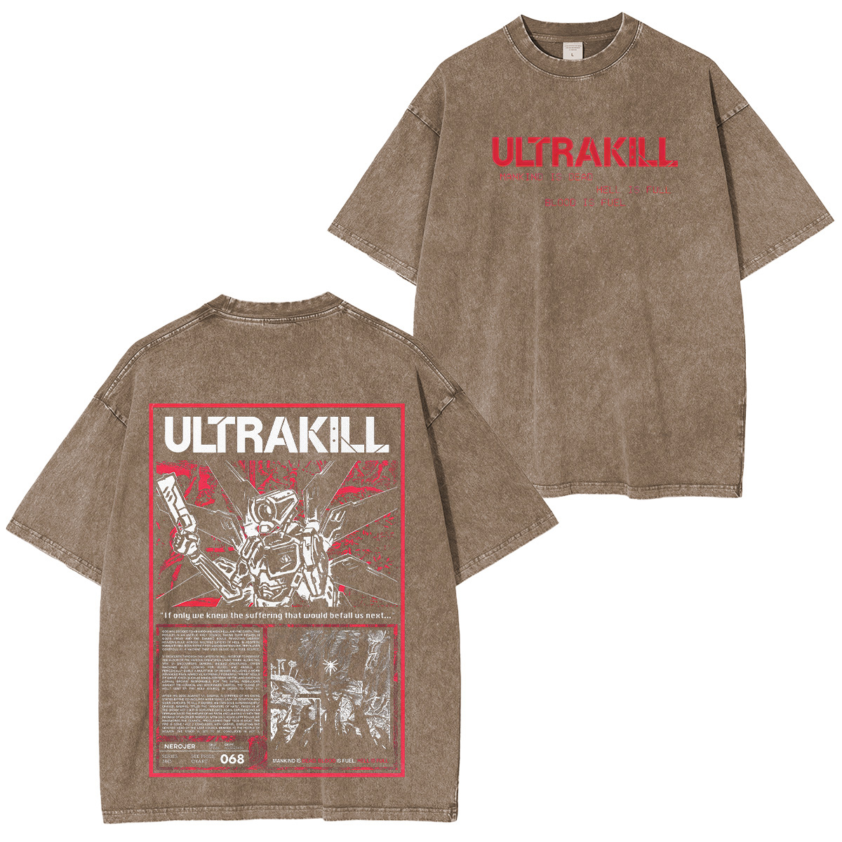 ULTRAKILL Unisex Washed T-Shirt