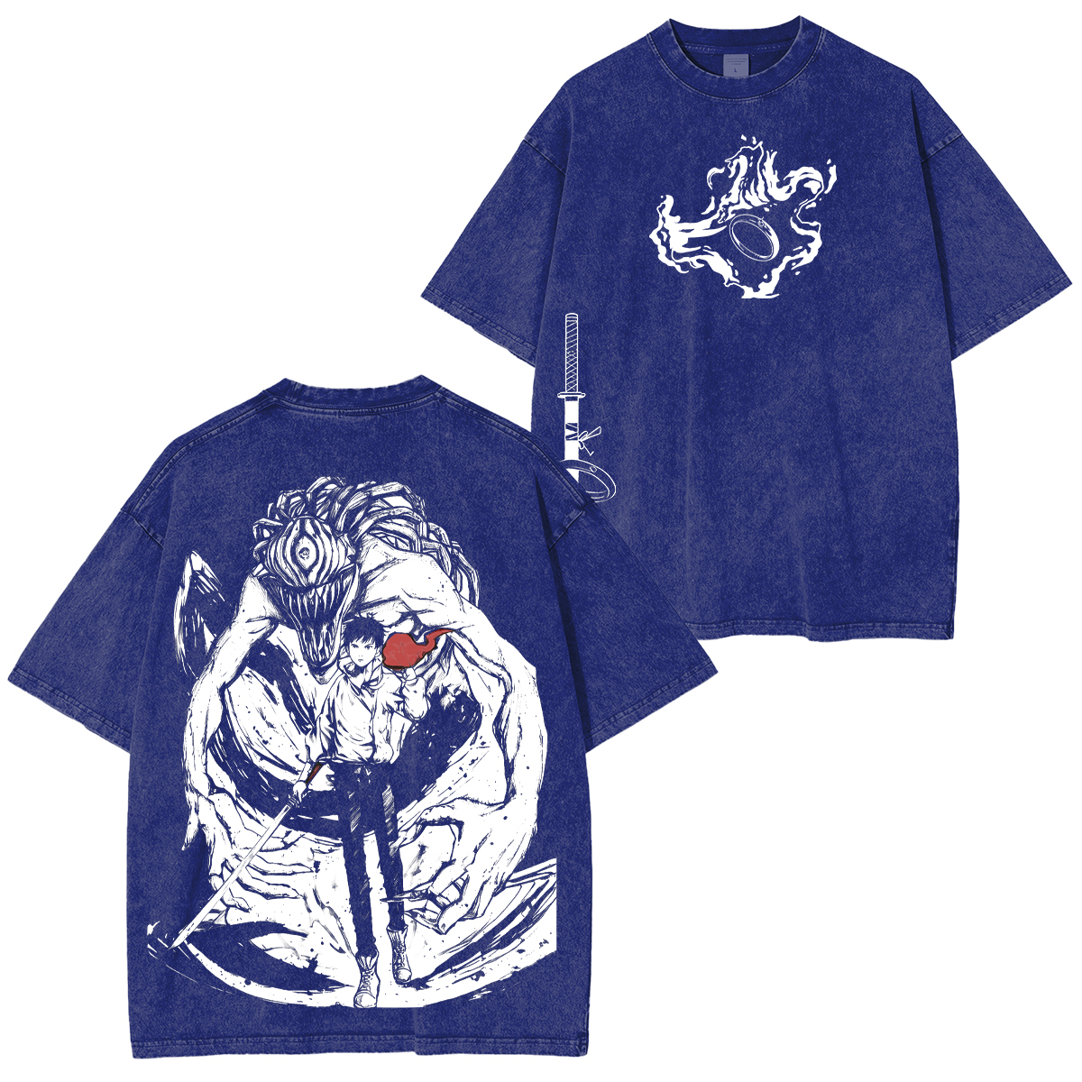 Jujutsu Kaisen Yuta Okkotsu Printed Unisex Washed T-Shirt