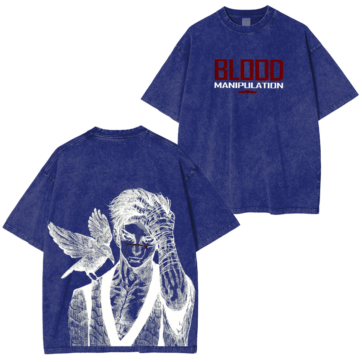 Jujutsu Kaisen Blood Manipulation Unisex Washed T-Shirt