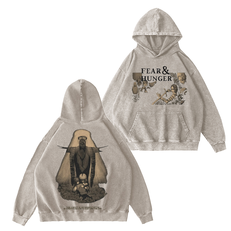 Fear & Hunger Unisex Washed Hoodie