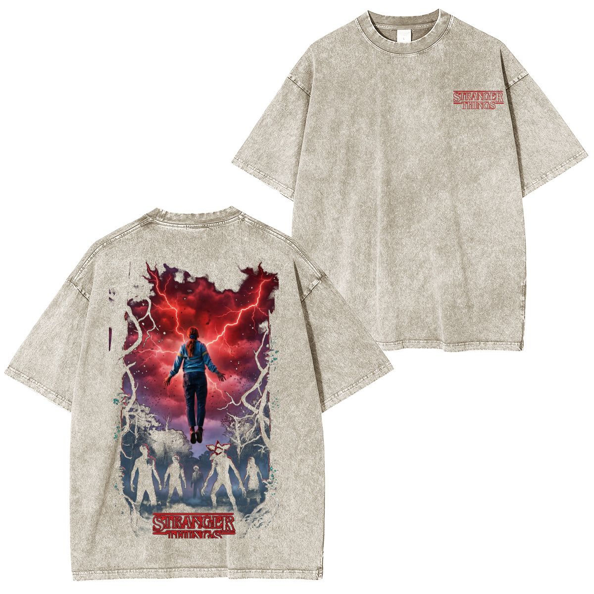 Stranger Things Max Unisex Washed T-Shirt