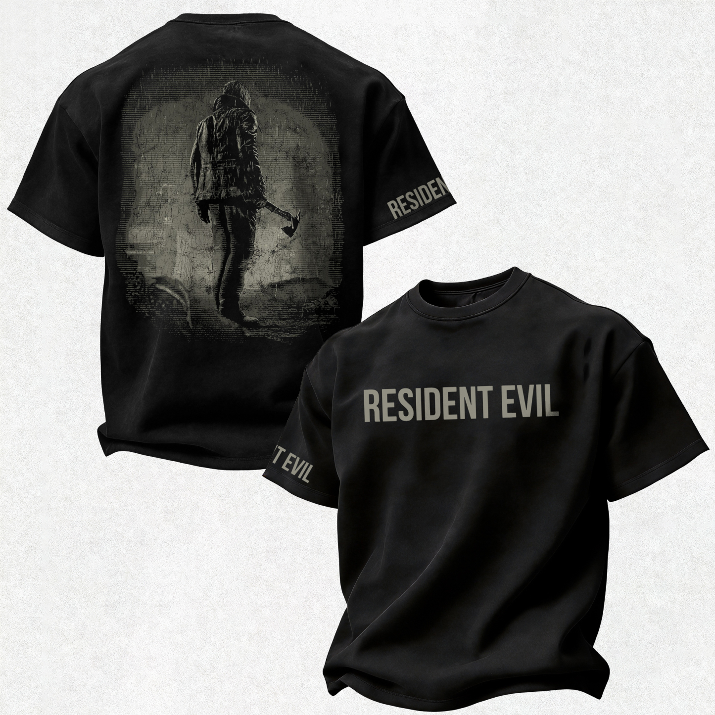 Resident Evil Printed Oversized Unisex T-shirt