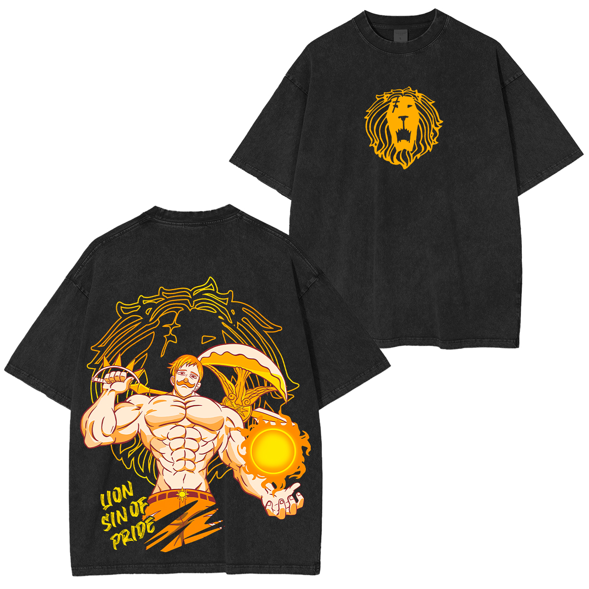 The Seven Deadly Sins Escanor Unisex Washed T-Shirt